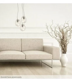 Lampa wisząca SASSO kol. błyszczący opalowy (67651) Ramko - żyrandol