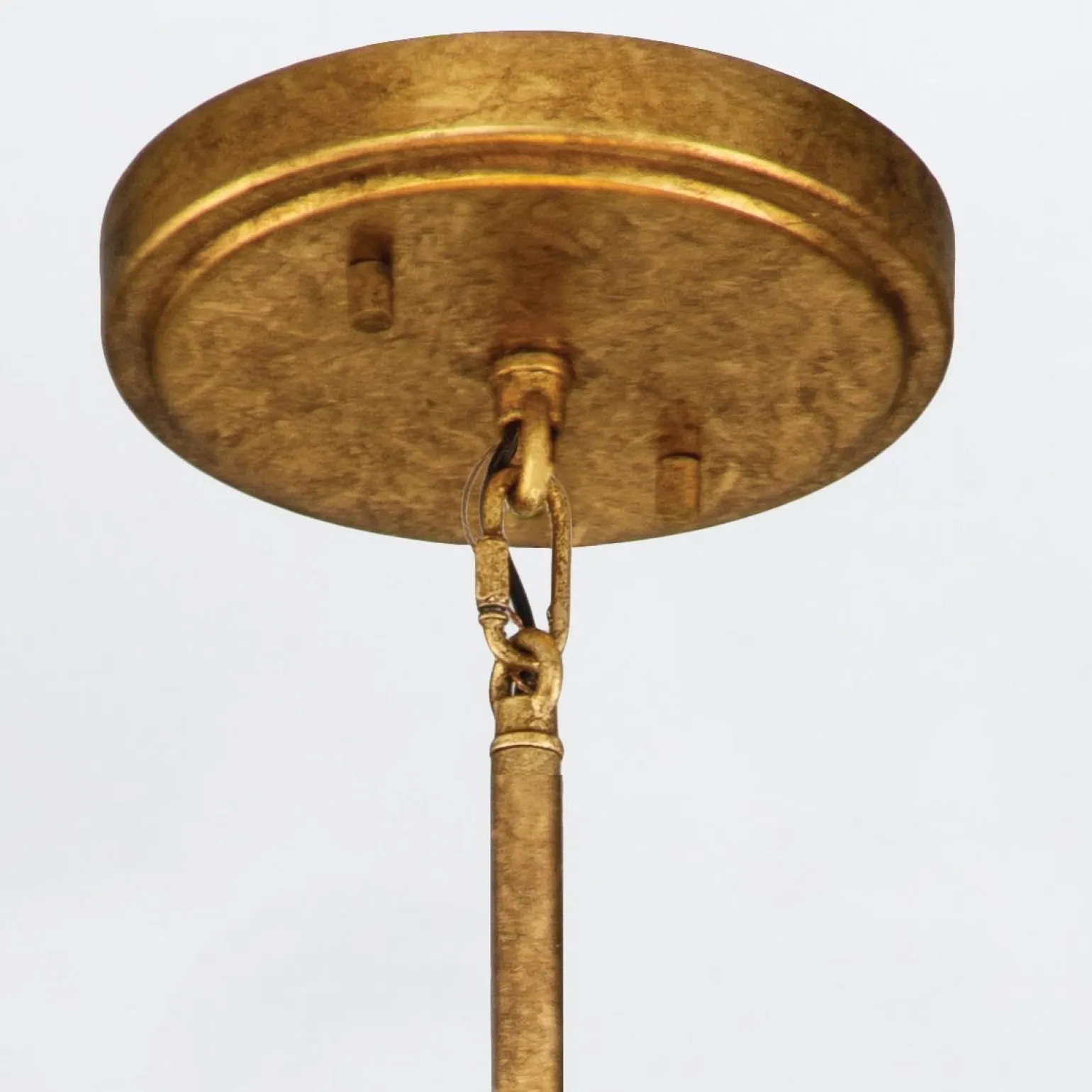 Lampa wisząca Sawgrass - 3 źródła światła - Płatkowe złoto (QN-SAWGRASS-2P-DG-O) - Quintiesse