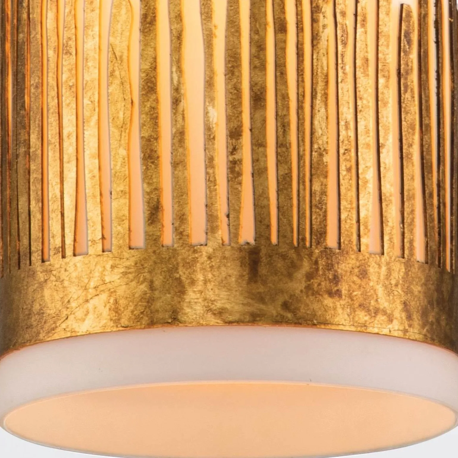 Lampa wisząca Sawgrass - 1 źródło światła - Płatkowe złoto (QN-SAWGRASS-MP-DG-O) - Quintiesse