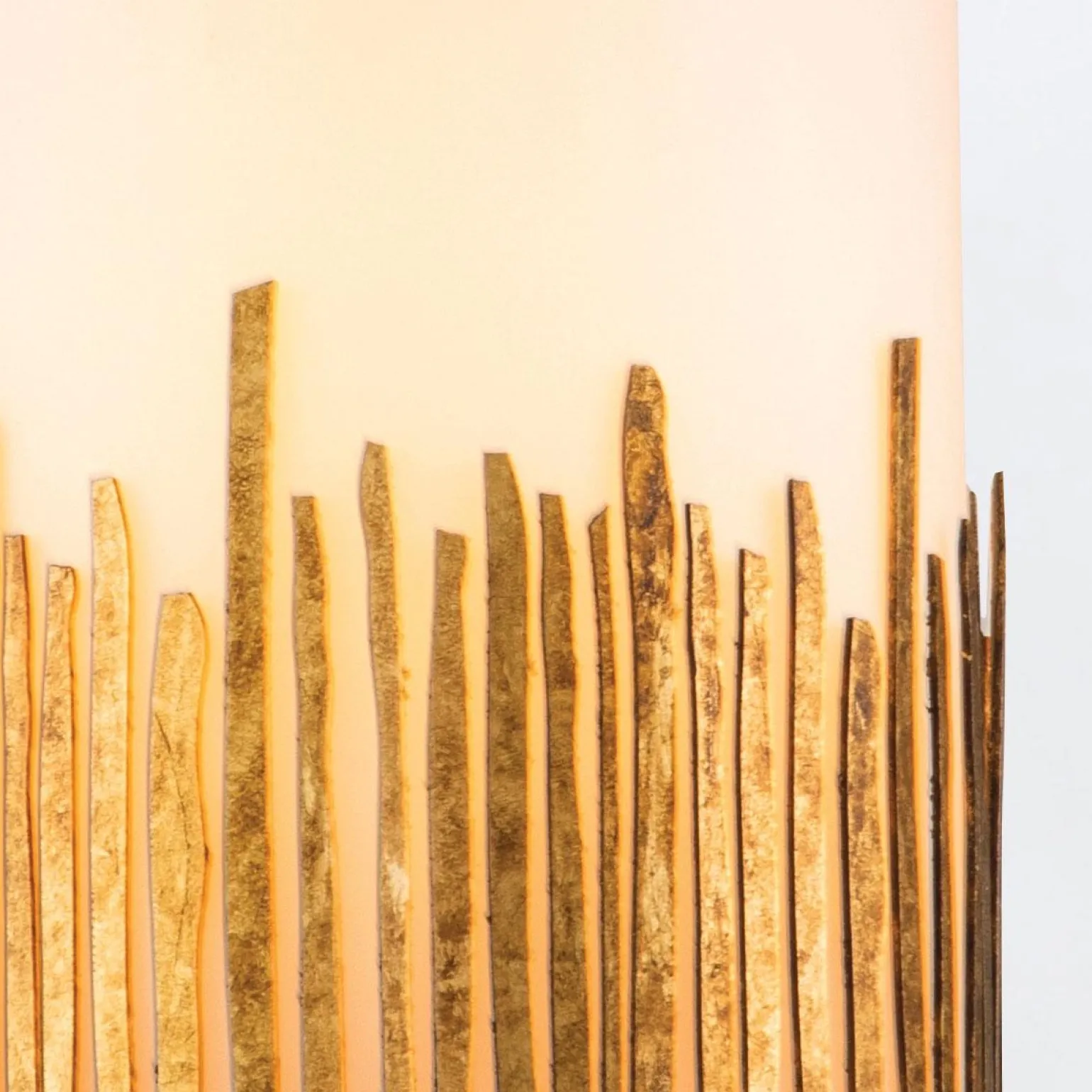 Lampa wisząca Sawgrass - 1 źródło światła - Płatkowe złoto (QN-SAWGRASS-MP-DG-O) - Quintiesse