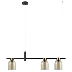 Lampa wisząca Servio (PND-66892-3-BK-AMB) - Italux
