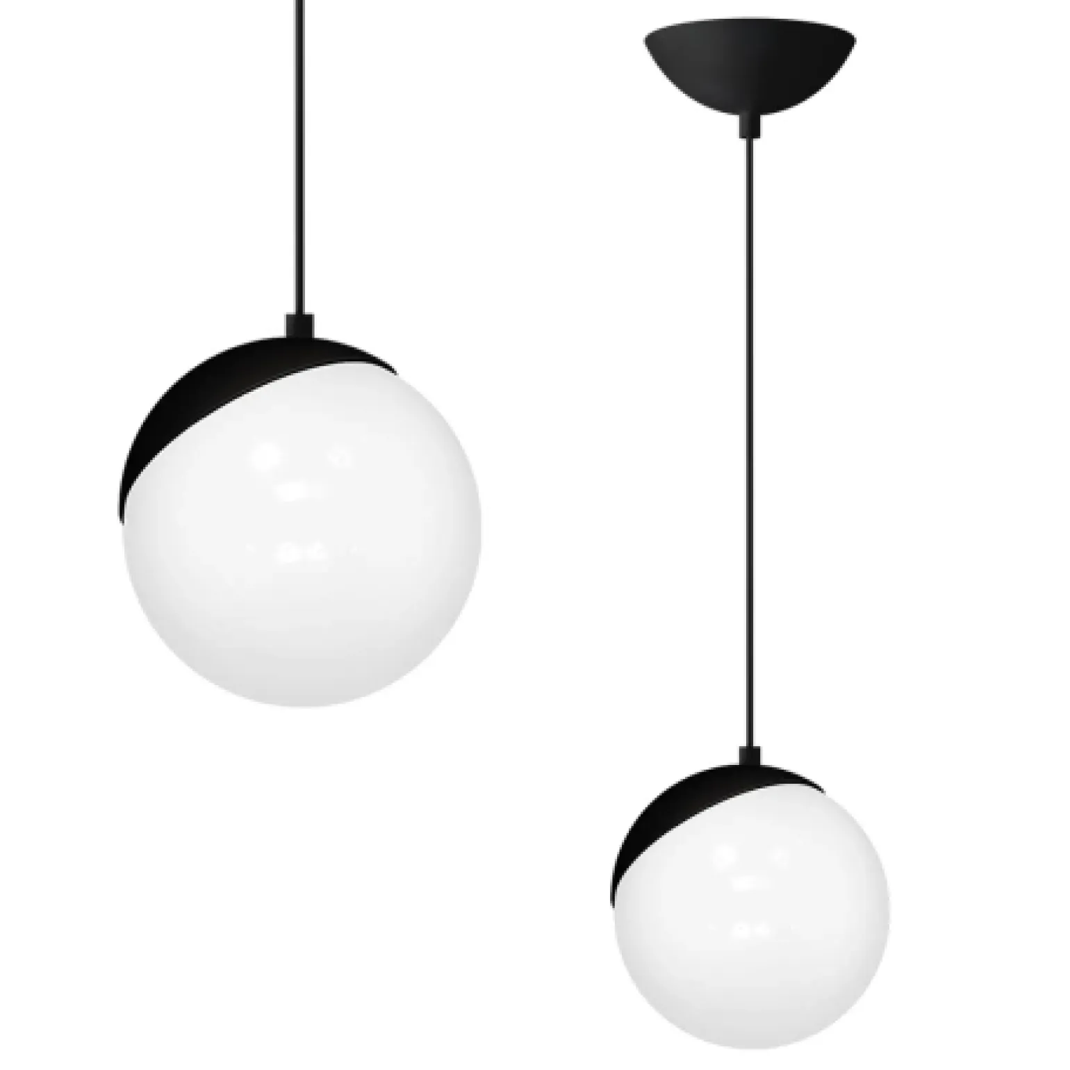Lampa wisząca SFERA BLACK (MLP5739) - Milagro
