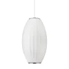Lampa wisząca SILK BARREL biała 50 cm (ST-2335-20) - Step into Design