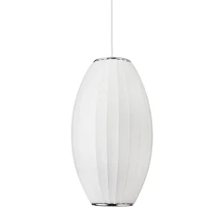 Lampa wisząca SILK BARREL biała 50 cm (ST-2335-20) - Step into Design