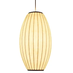 Lampa wisząca SILK BARREL biała 60 cm (ST-2335-30) - Step into Design