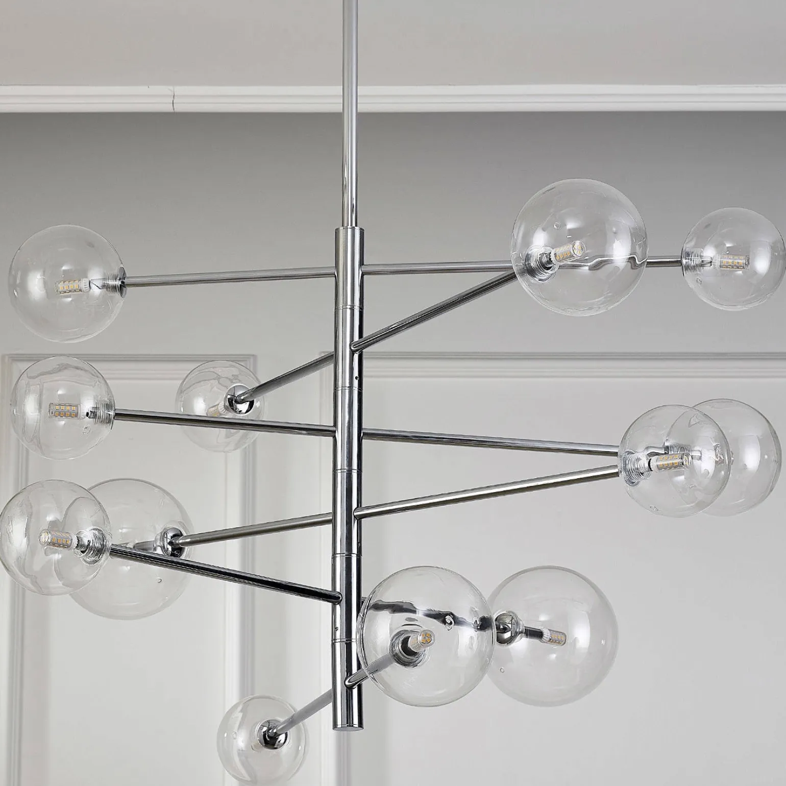 Lampa wisząca SOLA chrom 75 cm (ST-5020-12) - Step into Design