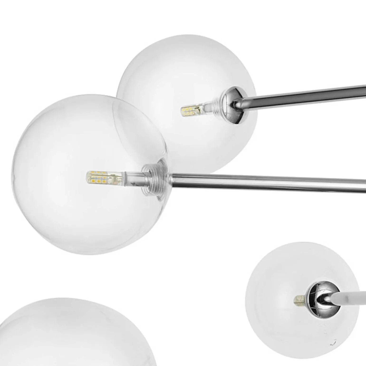 Lampa wisząca SOLA chrom 75 cm (ST-5020-12) - Step into Design