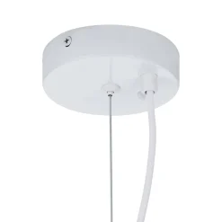 Lampa wisząca STONE FLAT biała 40 cm (DN429-400) - Step into Design