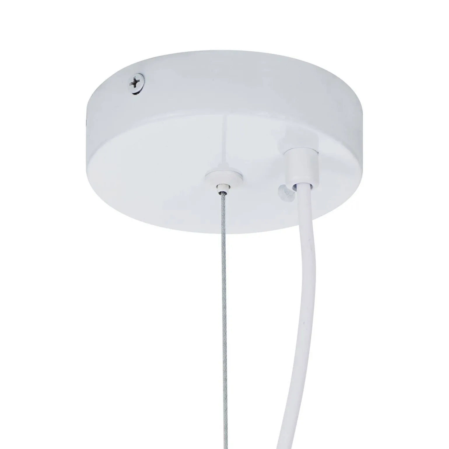 Lampa wisząca STONE FLAT biała 40 cm (DN429-400) - Step into Design