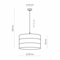 Lampa wisząca TAGO BLACK (3211) - TK Lighting