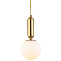 Lampa wisząca UNO złota połysk 20 cm (DP0017-20) - Step into Design