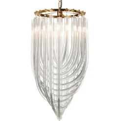 Lampa wisząca WAVE złota 40 cm (DP0339-400 gold) - Step into Design