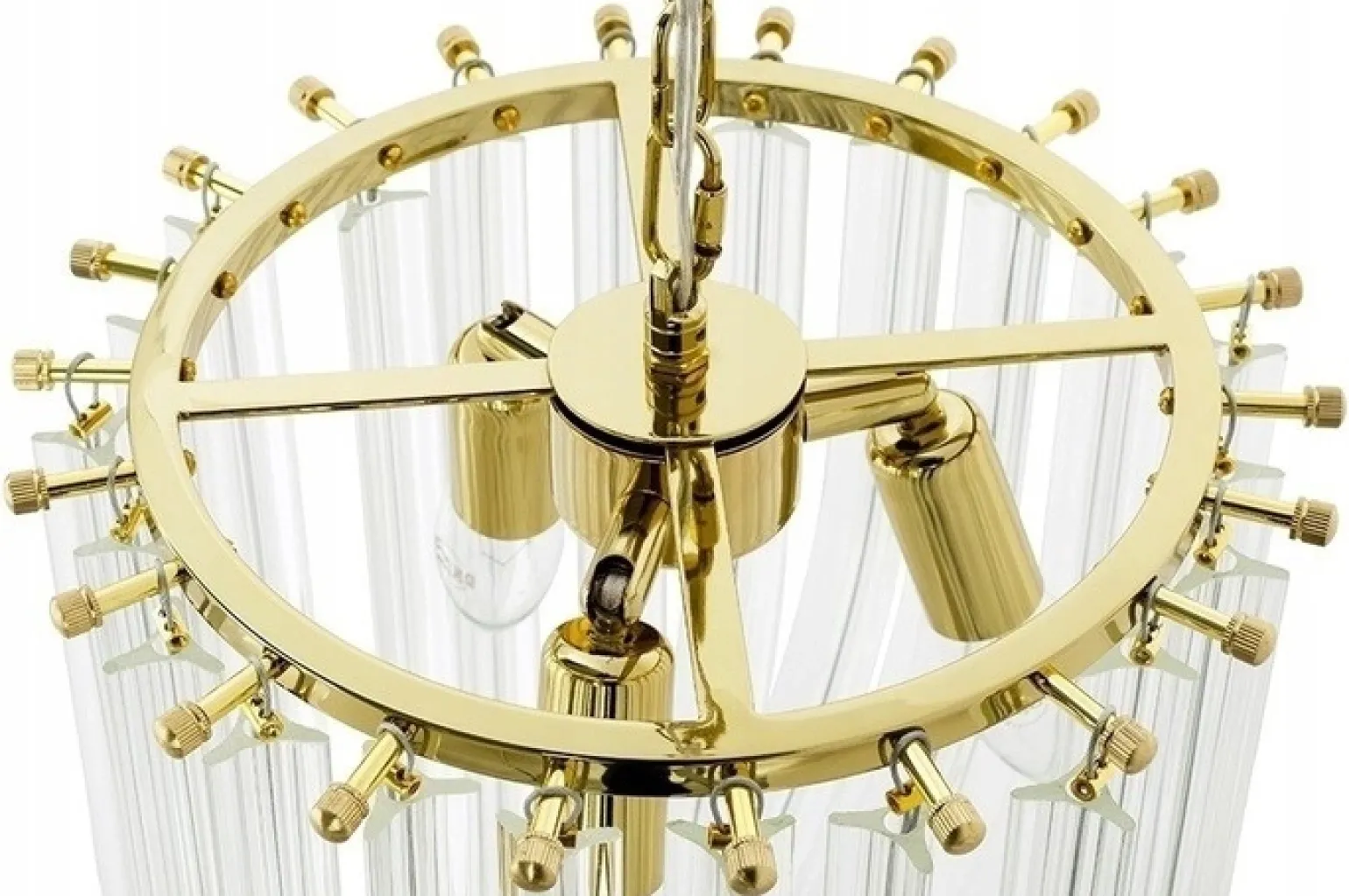 Lampa wisząca WAVE złota 60 cm (DP0339-600 gold) - Step into Design