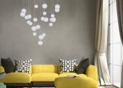 LAMPA WISZĄCA ZOE 24x1,5W CHROMOWA (P0386) - Maxlight