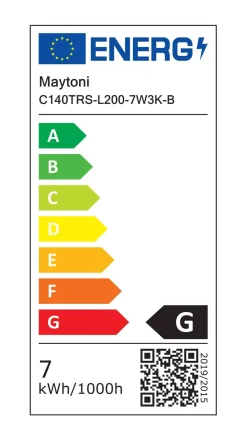 Lampa wpuszczana Focus T (C140TRS-L200-7W3K-B) - Maytoni