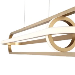 Lampa wyspowa Demark - Szczotkowane złoto (QN-DEMARK-LP-BG) - Quintiesse