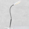 Lampa z klipsem FLEX Klip 1L LED Biały/Chrom
