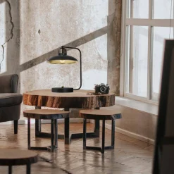 Lampka biurkowa FELIX BLACK/GOLD (MLP8908) - Milagro