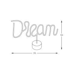 Lampka dekoracyjne neon DREAM LED (FM-JNL33) - Zuma Line