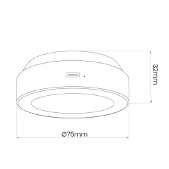 Lampka Podszafkowa Jojo RGB + 3000/6000K Trójpak (EKB1438) - Eko-Light