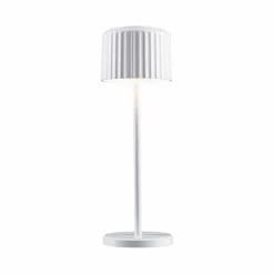 Lampka stołowa solarna ELSE LED DIM USB-C 3,7W 250lm 2700K IP44 biały / aluminium (PL94879) - PAULMANN