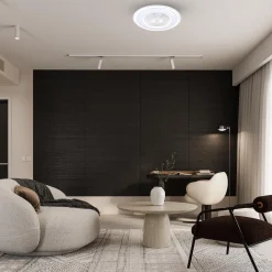 Lampowentylator ZEPHYR WHITE 48W LED+ PILOT (ML1516) - Milagro