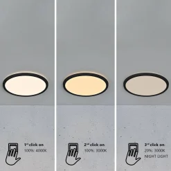 Lampy sufitowe OJA Nordlux LED Tworzywo sztuczne Czarny