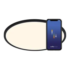 Lampy sufitowe OjaSmart Nordlux LED Tworzywo sztuczne Czarny