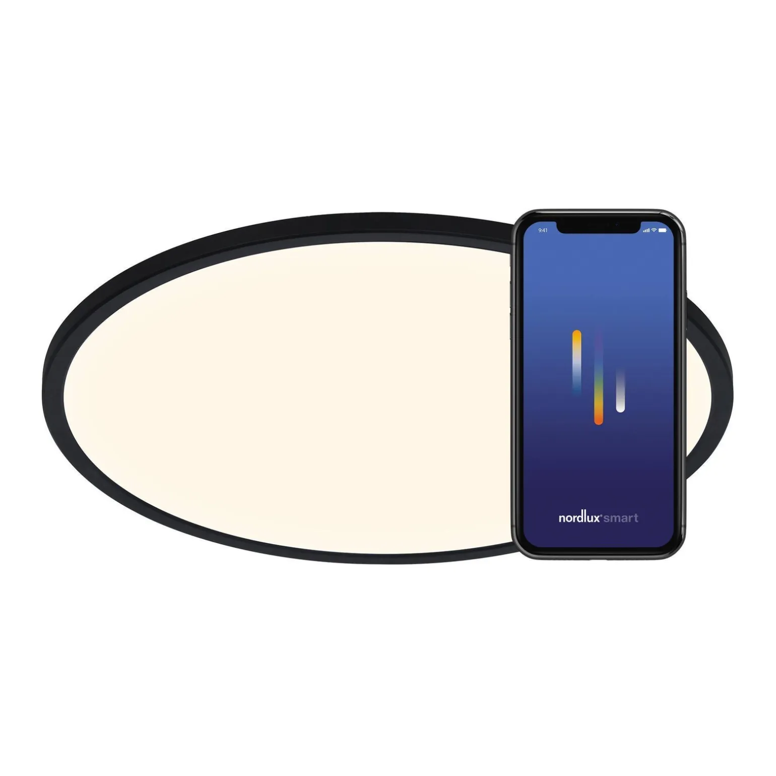 Lampy sufitowe OjaSmart Nordlux LED Tworzywo sztuczne Czarny