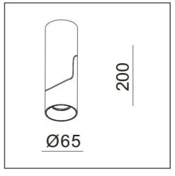 LED lampa ILAN DIM 1*8,9W White IP20 CRI80 3000K (03332W) - ZARlight