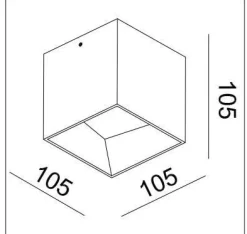LED lampa SKY OK ED DIM 1*9,6W Grey IP44 CRI80 3000K (03333G) - ZARlight