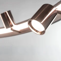 Ledowa lampa wisząca Spectra No.2 Altavola Design (LA114/P_90_6+1_grey_gold) - ALTAVOLA DESIGN