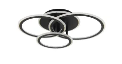 LUNAR LAMPA SUFITOWA CZARNA-ZŁOTA/BLACK-GOLD (MS238130-BK) - Zuma Line