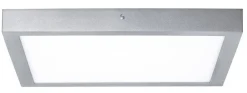 Lunar LED Panel 3000K 400x400mm 21,8W 230V Chrom Mat Aluminium (PL70651) - PAULMANN