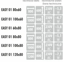 Lustro EASY 01 (EASY01) - MCJ