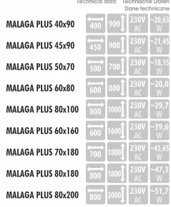 Lustro MALAGA PLUS - MCJ