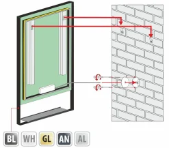 Lustro MILENA PLUS - MCJ