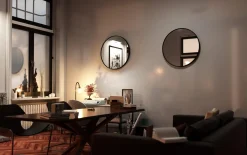 Lustro okrągłe RONDA w ramie - MCJ