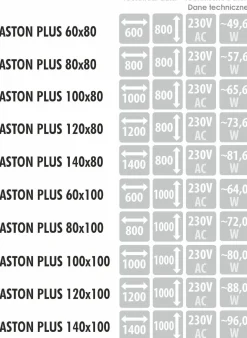 Lustro prostokątne ASTON PLUS w ramie z oświetleniem LED - MCJ