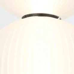 Mała lampa wisząca Palmas - 2 źródła światła - Polerowany nikiel (QN-PALMAS-2MP-PN) - Quintiesse