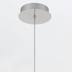 Mała lampa wisząca Palmas - 2 źródła światła - Polerowany nikiel (QN-PALMAS-2MP-PN) - Quintiesse