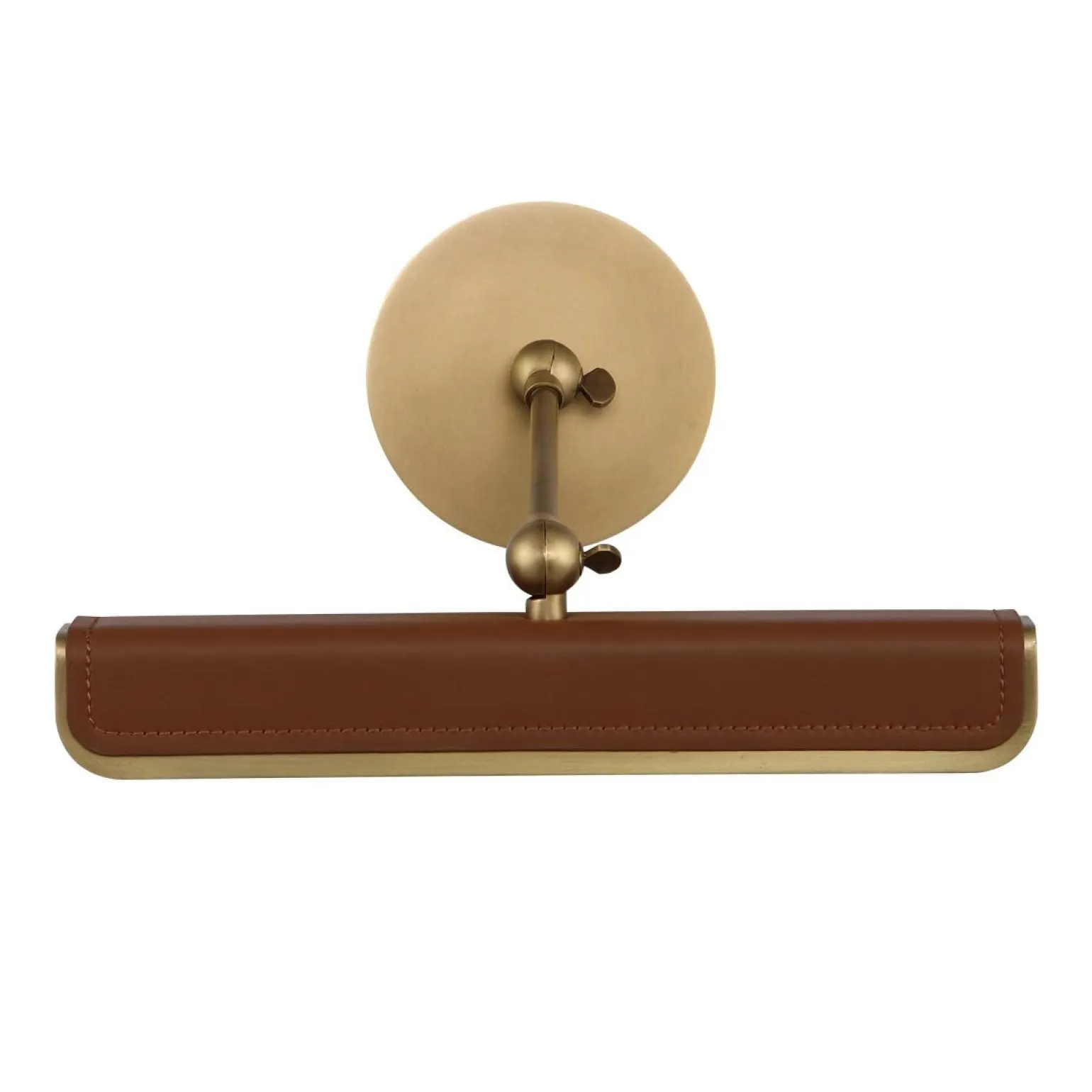 Mała obrazówka LED Valise Picture - Vintage mosiądz, skóra koniakowa (QN-VALISE-PL-S-VBS-CL) - Quintiesse