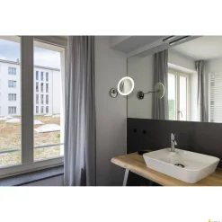 MAGANDA WL, wewnętrzna oprawa ścienna natynkowa LED, chrom, przełącznik CCT 2700/3000/4000 K (1004971) - SLV