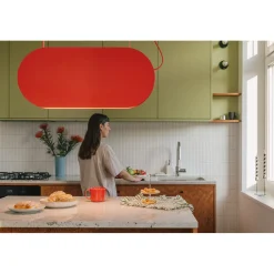 MALUMI A granatowa sufitowa lampa wisząca (MLA61313P2) - Ummo