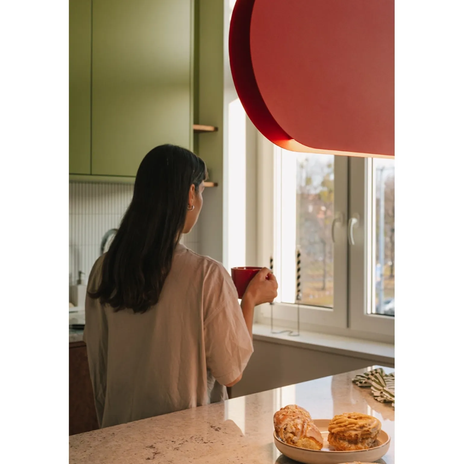 MALUMI A granatowa sufitowa lampa wisząca (MLA61313P2) - Ummo