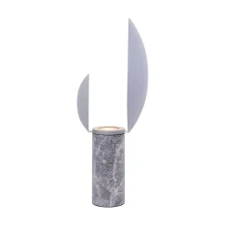 Marmurowa lampa stołowa CACHÉ Nordlux GU10 40W Marmur Szary mat
