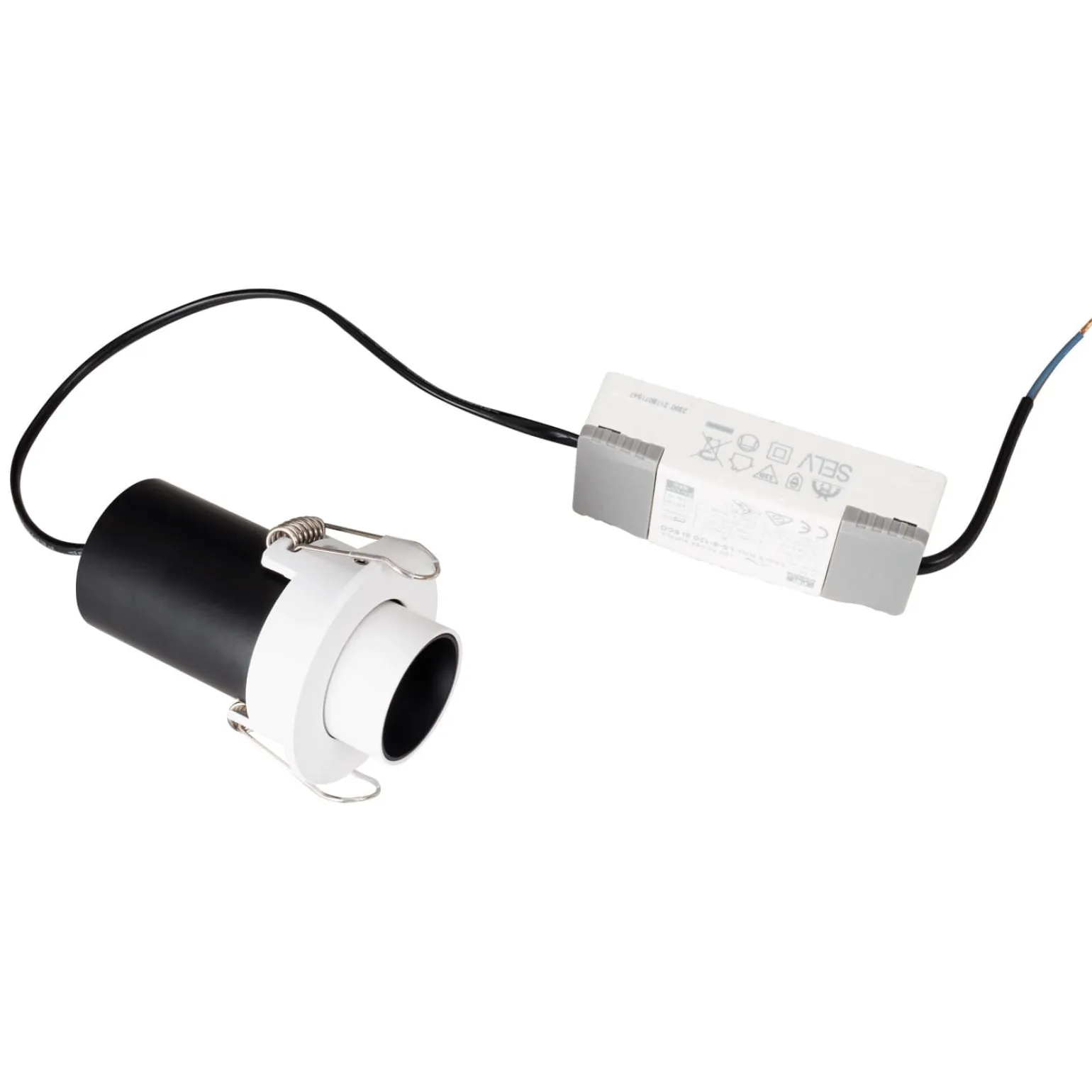 MAXLIGHT H0128 LAMPA SUFITOWA HALO E WHITE PODTYNKOWA