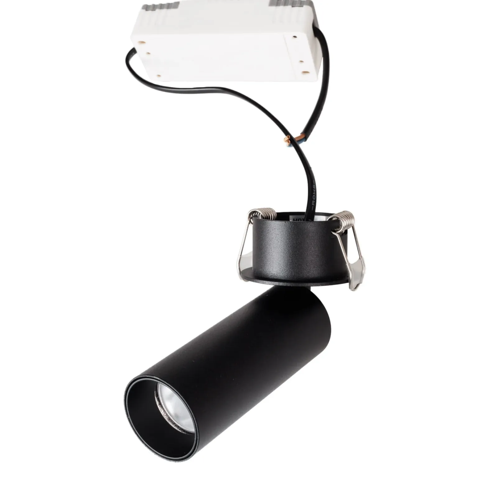 MAXLIGHT H0125 LAMPA SUFITOWA HALO C BLACK PODTYNKOWA