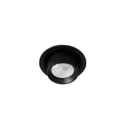 MAXLIGHT H0131 LAMPA SUFITOWA HALO F BLACK PODTYNKOWA