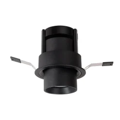 MAXLIGHT H0131 LAMPA SUFITOWA HALO F BLACK PODTYNKOWA